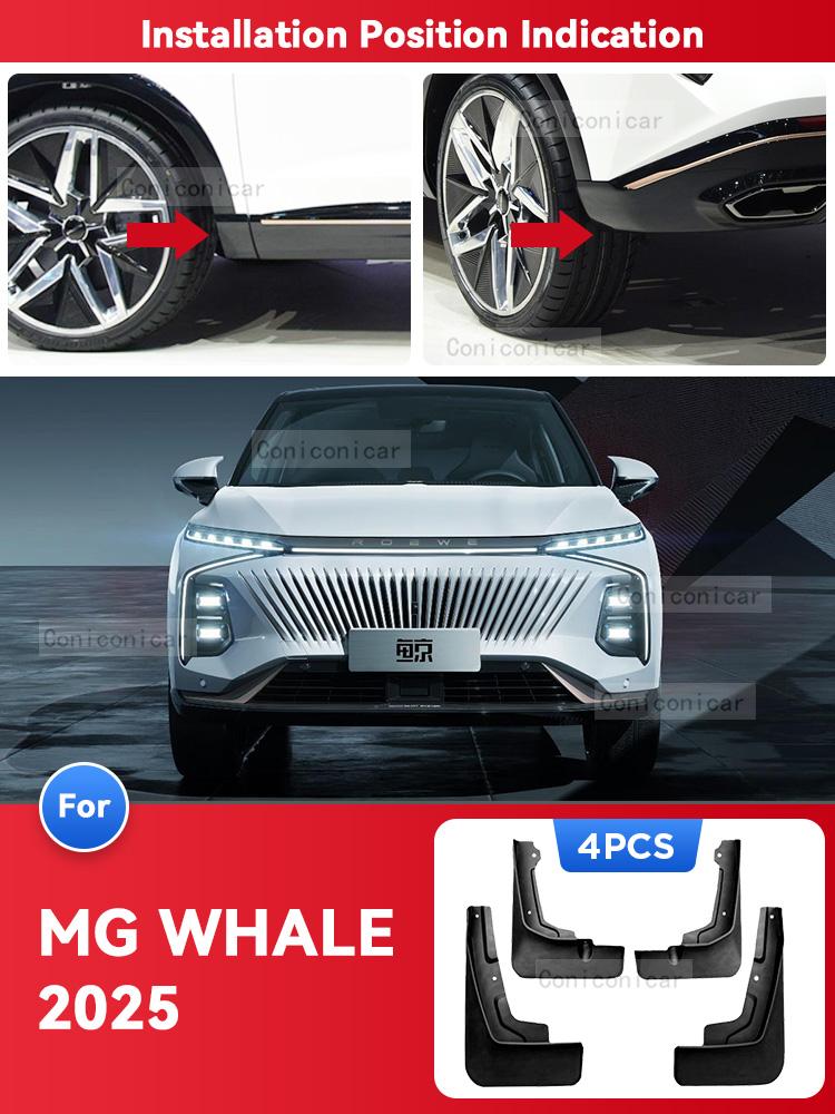 For MG WHALE 2025 Mud Flaps Splash Guard Mudguards MudFlaps Front Rear Fender Styling Car fender Protector Accessories
For MG WHALE 2025 Mud Flaps Splash Guard Mudguards MudFlaps Front Rear Fender Styling Car fender Protector Accessories