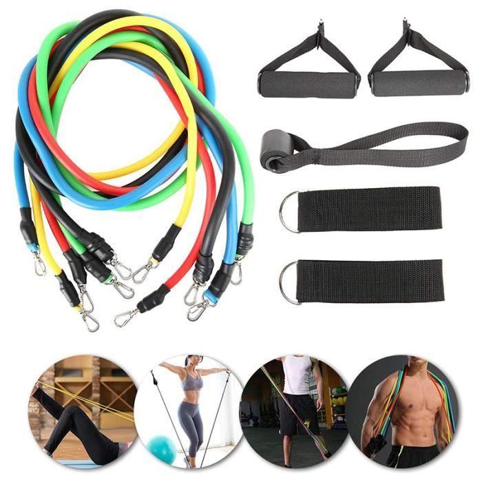11PCS Bandes de Résistance Elastiques Musculation, Bande de Résistance Set, Fitness Elastiques Kit pour Musculation avec Poignées
11PCS Bandes de Résistance Elastiques Musculation, Bande de Résistance Set, Fitness Elastiques Kit pour Musculation avec Poignées