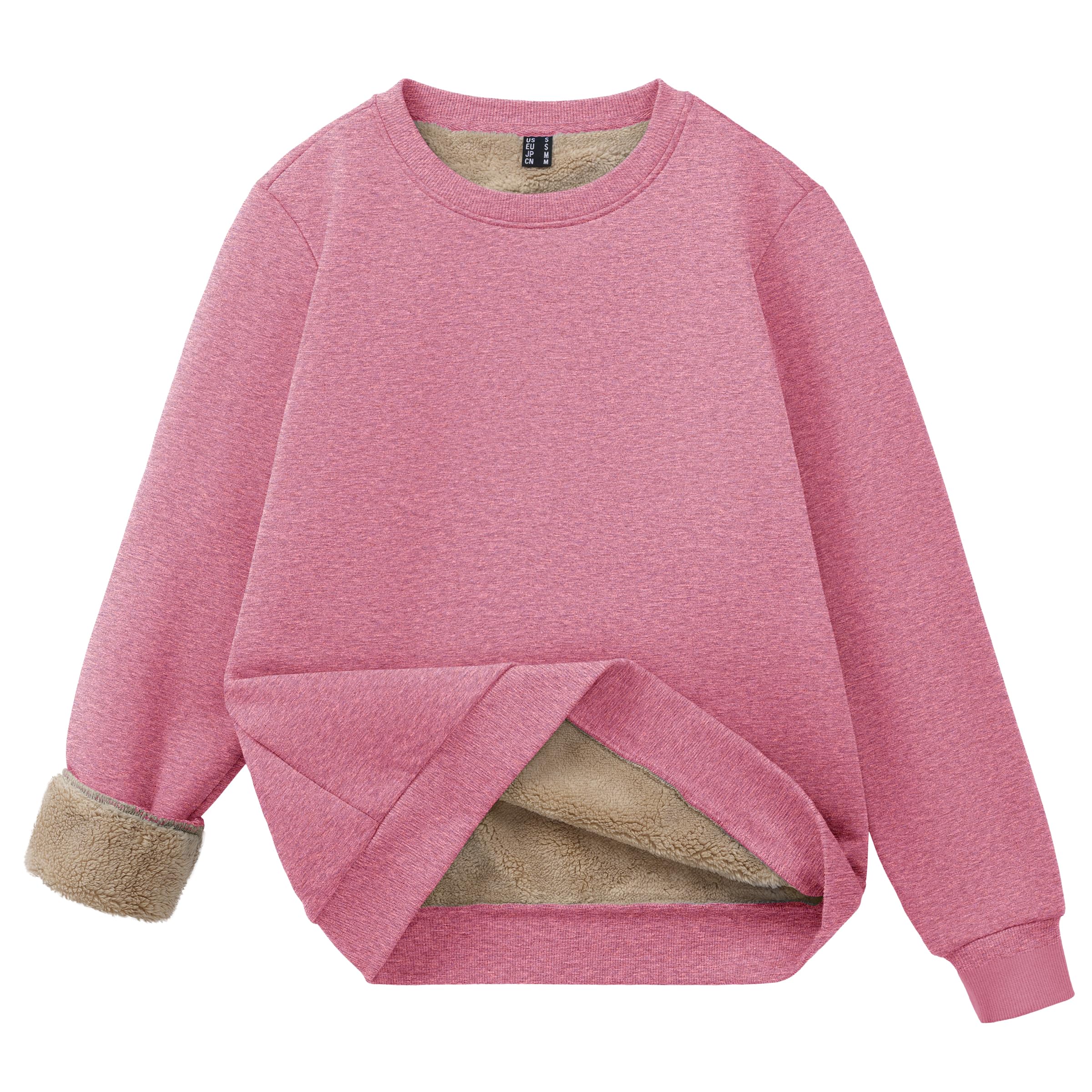 Fleece Lined Loose Fit Thick Autumn Clothes Spring Clothes Cute Long Sleeves Large Size Fleece Travel Loungewear Trekking Tops Sweatshirt Winter Pink рожевий
Fleece Lined Loose Fit Thick Autumn Clothes Spring Clothes Cute Long Sleeves Large Size Fleece Travel Loungewear Trekking Tops Sweatshirt Winter Pink рожевий