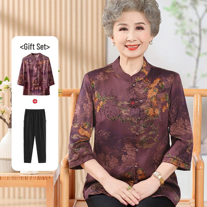 Комплект тонкой летней рубашки для пожилых женщин 3XL
Комплект тонкой летней рубашки для пожилых женщин 3XL