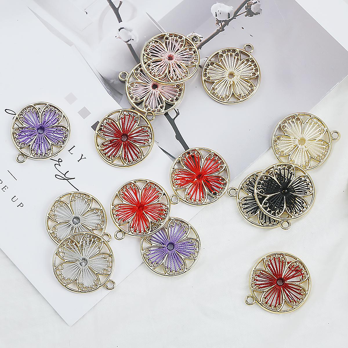 2 шт., диаметр 25 мм, круглые пятилистные цветочные аксессуары, бусины для изготовления ювелирных изделий своими руками
2 шт., диаметр 25 мм, круглые пятилистные цветочные аксессуары, бусины для изготовления ювелирных изделий своими руками