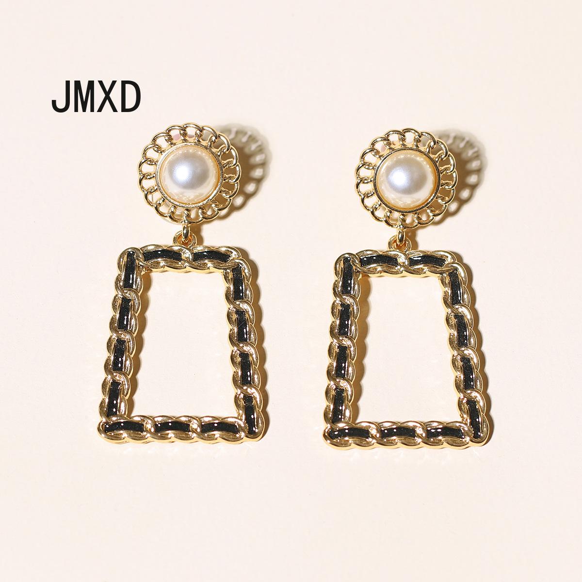 JMXD - Creative Pearl Earrings Chain Flower Shape Creative Fashion Drip Oil Pearl Earrings Earrings
JMXD - Creative Pearl Earrings Chain Flower Shape Creative Fashion Drip Oil Pearl Earrings Earrings