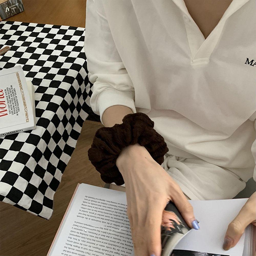 Large Intestine Black Korean Style Scrunchies Female Hair Accessories Cloth Hair Rope Hair Ring кофейный
Large Intestine Black Korean Style Scrunchies Female Hair Accessories Cloth Hair Rope Hair Ring кофейный