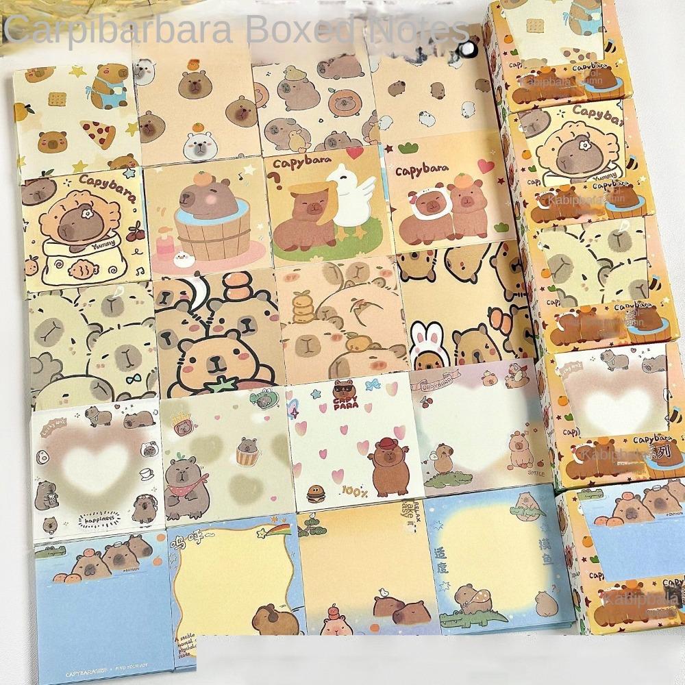 Material Paper Cartoon Memo Note Pads Stationary Cute Capybara Memo Pad DIY Scrapbooking
Material Paper Cartoon Memo Note Pads Stationary Cute Capybara Memo Pad DIY Scrapbooking