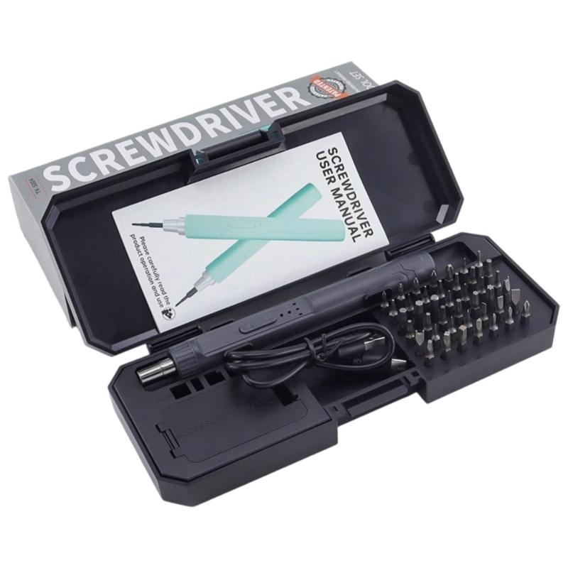 High Torques Electric Screwdriver Kit 42 Pieces Home Repair Gear DIY Repair Equipment For DIY And Electronics Disassembly чорний
High Torques Electric Screwdriver Kit 42 Pieces Home Repair Gear DIY Repair Equipment For DIY And Electronics Disassembly чорний