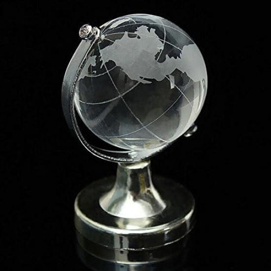 70x45mm Mini World Globe Crystal Glass Clear Paperweight Desk Office Home Decor Wedding Favor Crafts Ornaments Gifts
70x45mm Mini World Globe Crystal Glass Clear Paperweight Desk Office Home Decor Wedding Favor Crafts Ornaments Gifts