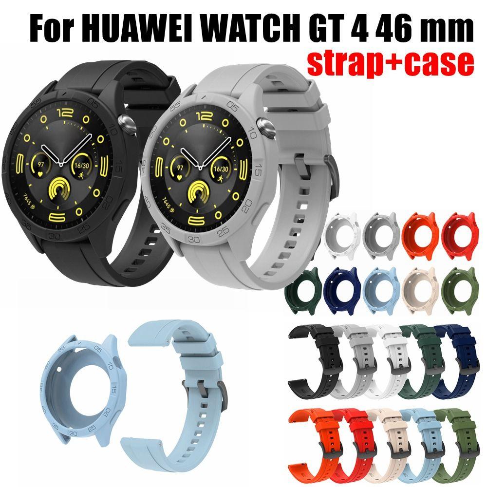 Replacement Bracelet Silicone Watchband Watch Strap+Protector Case for HUAWEI WATCH GT 4 46 mm
Replacement Bracelet Silicone Watchband Watch Strap+Protector Case for HUAWEI WATCH GT 4 46 mm