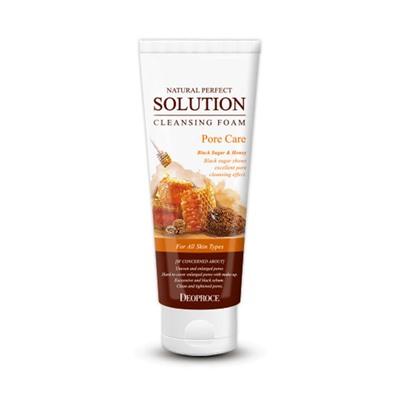 Пенка для умывания с экстрактами мёда и чёрного сахара DEOPROCE NATURAL PERFECT SOLUTION CLEANSING FOAM BLACK SUGAR & HONEY 170г
Пенка для умывания с экстрактами мёда и чёрного сахара DEOPROCE NATURAL PERFECT SOLUTION CLEANSING FOAM BLACK SUGAR & HONEY 170г