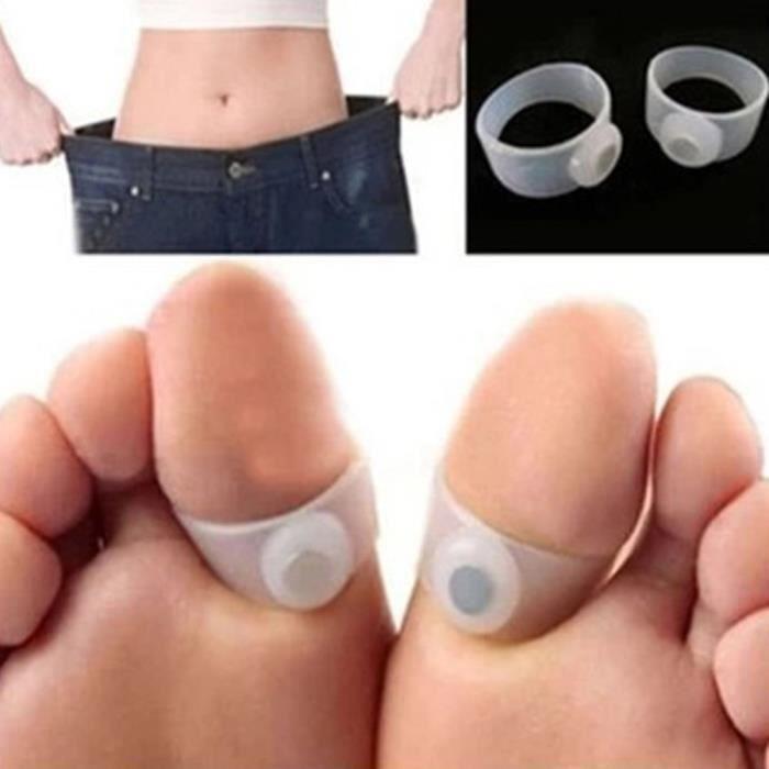 2 pcs nouveau anneau d orteil magnétique garder en forme minceur perte de poids soins de santé 30 * 25 * 12mm
2 pcs nouveau anneau d orteil magnétique garder en forme minceur perte de poids soins de santé 30 * 25 * 12mm