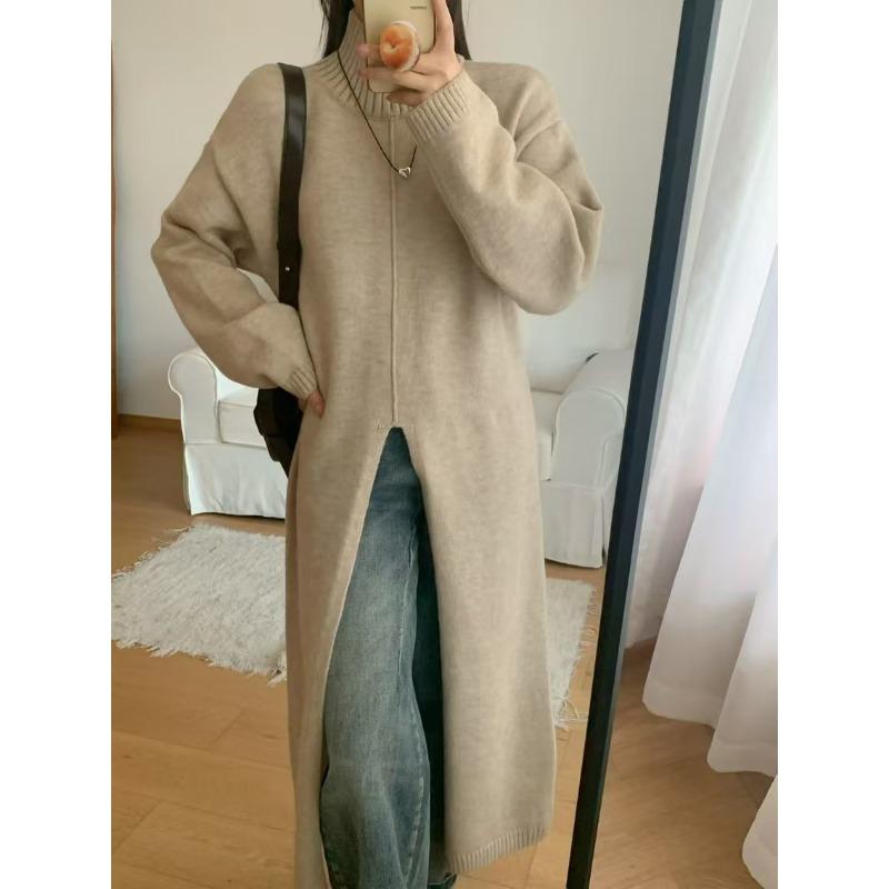 Осень и зима новая длинная вязаная базовая юбка с разрезом для женщин свободная и тонкая с пальто и свитером One Size верблюд
Осень и зима новая длинная вязаная базовая юбка с разрезом для женщин свободная и тонкая с пальто и свитером One Size верблюд