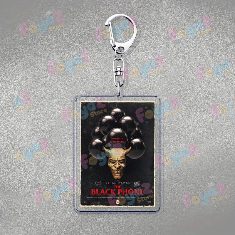 Horror Movie The Black Phone Keychain Accessories Bag Car Charms Horror Vance Hopper Keyrings Jewelry Fans Freinds Gift
Horror Movie The Black Phone Keychain Accessories Bag Car Charms Horror Vance Hopper Keyrings Jewelry Fans Freinds Gift