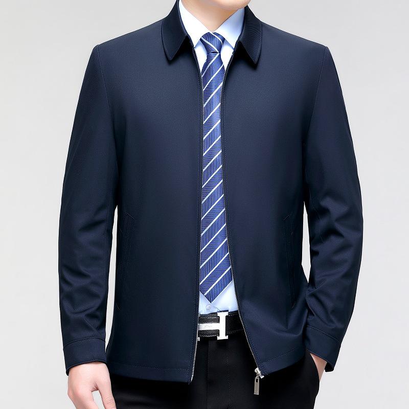 Men s Solid Color Turn-Down Collar Jacket - Spring 2024 Business Casual for Middle-Aged Civil Servant Dads XL синий
Men s Solid Color Turn-Down Collar Jacket - Spring 2024 Business Casual for Middle-Aged Civil Servant Dads XL синий