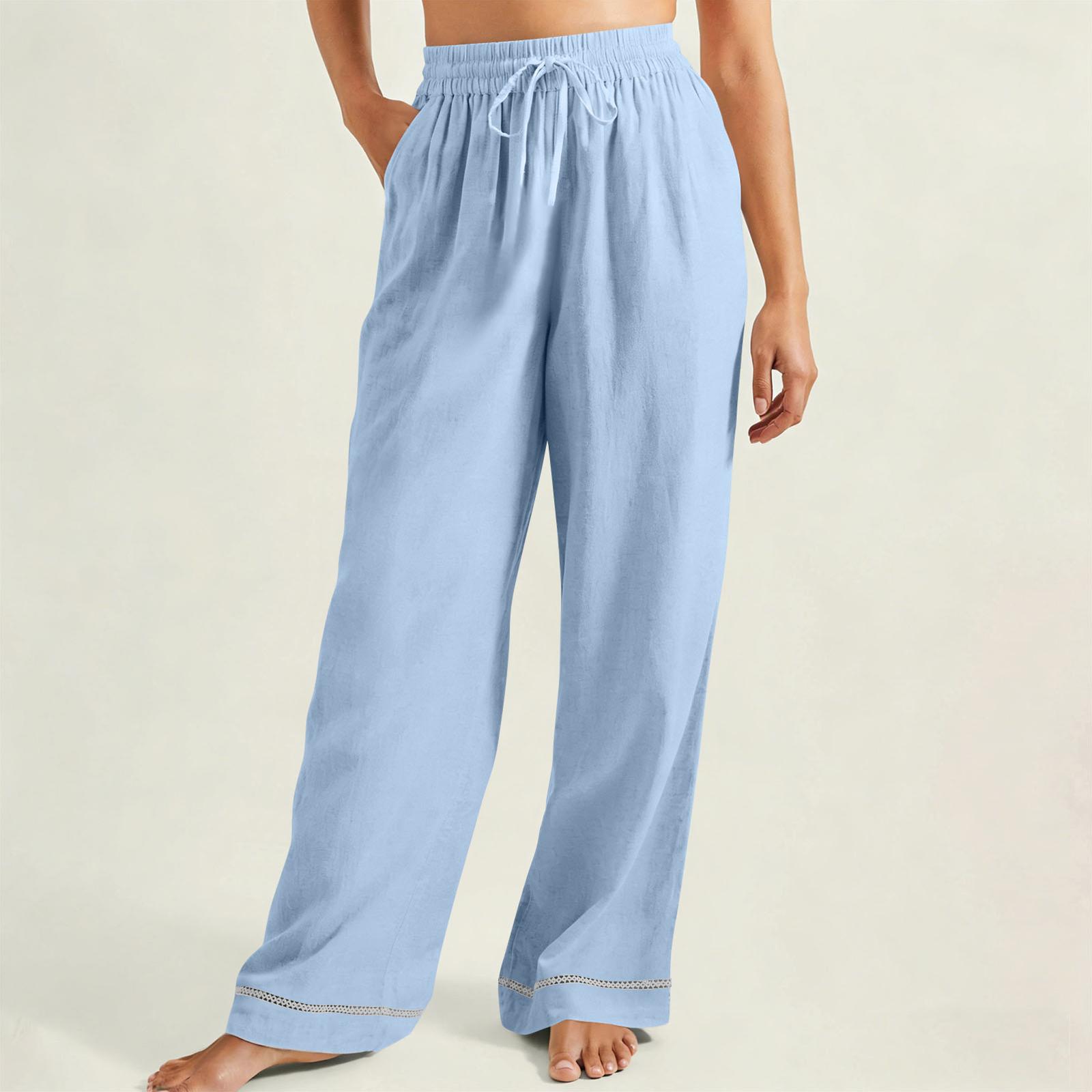 Women s Casual Loose Pants Straight Wide Leg Pants Casual Pants L
Women s Casual Loose Pants Straight Wide Leg Pants Casual Pants L
