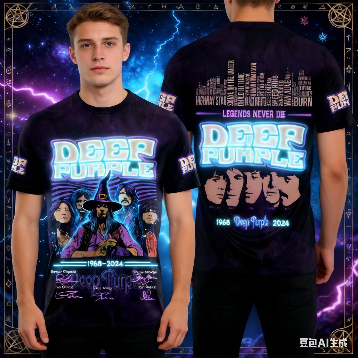 Rock Deep Purple Band 3D Print T-shirt Men Women Fashion Casual Short Sleeve Tshirt Hip Hop Tops Tees Mens Clothing 6XL
Rock Deep Purple Band 3D Print T-shirt Men Women Fashion Casual Short Sleeve Tshirt Hip Hop Tops Tees Mens Clothing 6XL