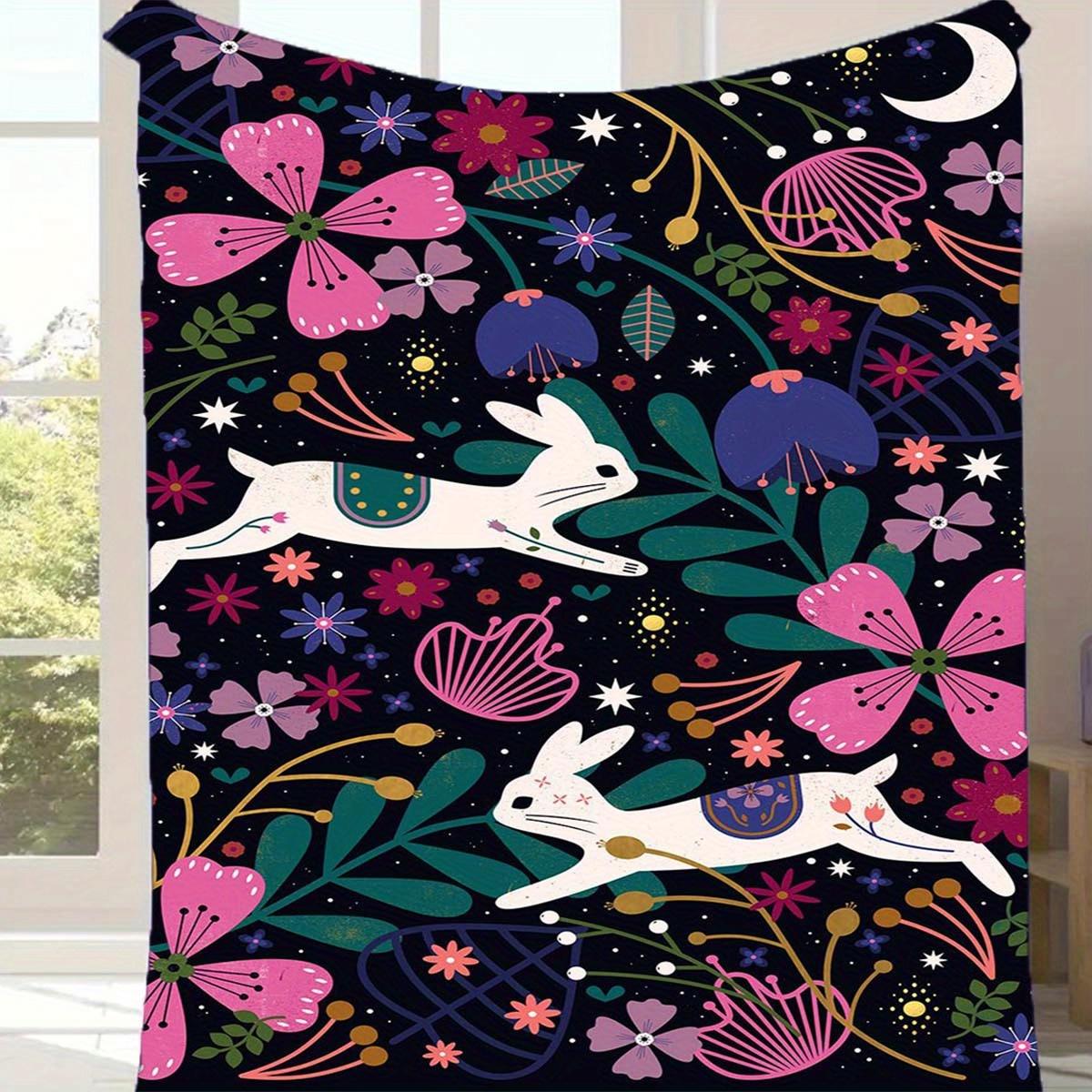 1pc Two Cute Rabbits Printed Blanket,Soft And Comfortable Blanket, Travel Sofa Bed, Office Home Decor, Birthday Gift Blanket, Boys, Girls 130cmx150cm
1pc Two Cute Rabbits Printed Blanket,Soft And Comfortable Blanket, Travel Sofa Bed, Office Home Decor, Birthday Gift Blanket, Boys, Girls 130cmx150cm