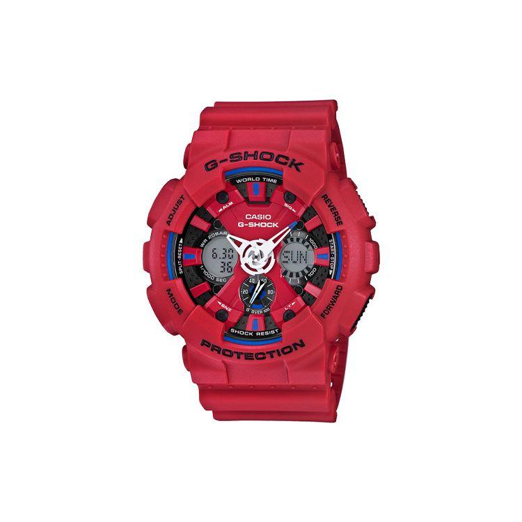 Casio G-Shock Fashion Trend Vitality Street Classic Three-Eye Design Hardcore 200M Waterproof Dual Display Quartz Movement Men Watches GA-120TR-4A Red Strap
Casio G-Shock Fashion Trend Vitality Street Classic Three-Eye Design Hardcore 200M Waterproof Dual Display Quartz Movement Men Watches GA-120TR-4A Red Strap
