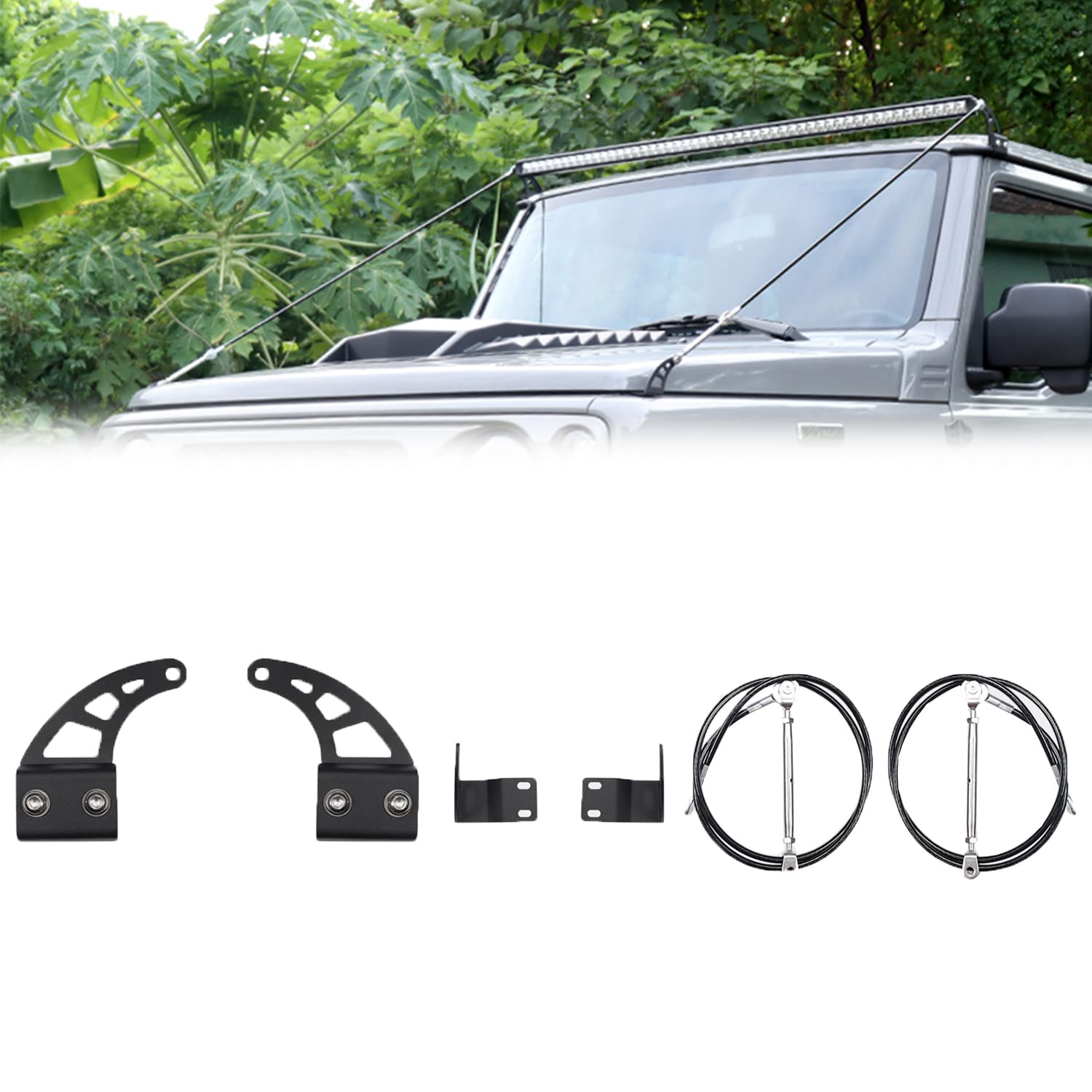 Новый комплект лифт-подвески для Suzuki Jimny для Jimny Sierra и Nomad. Удаление препятствий в джунглях, лесная дорога, капот, внешний вид, индивидуальный дизайн, лифт JB64, JB74, JC74. чёрный
Новый комплект лифт-подвески для Suzuki Jimny для Jimny Sierra и Nomad. Удаление препятствий в джунглях, лесная дорога, капот, внешний вид, индивидуальный дизайн, лифт JB64, JB74, JC74. чёрный