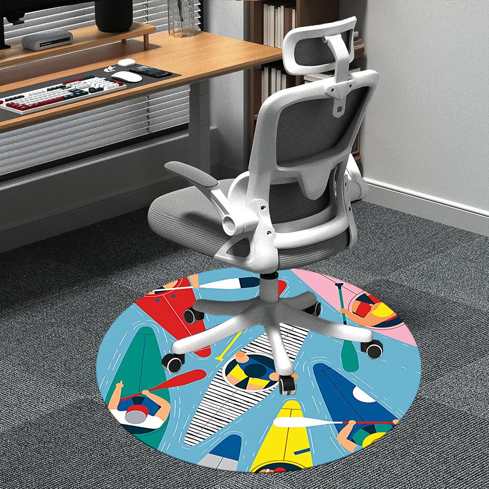 1PC Kayaking Adventure Office Round Area Rug, Indoor Mat Suitable ForOffice, Under Office Chairs Bedroom Living Room Home Decor, Room Deco f023 80cm by 80cm
1PC Kayaking Adventure Office Round Area Rug, Indoor Mat Suitable ForOffice, Under Office Chairs Bedroom Living Room Home Decor, Room Deco f023 80cm by 80cm