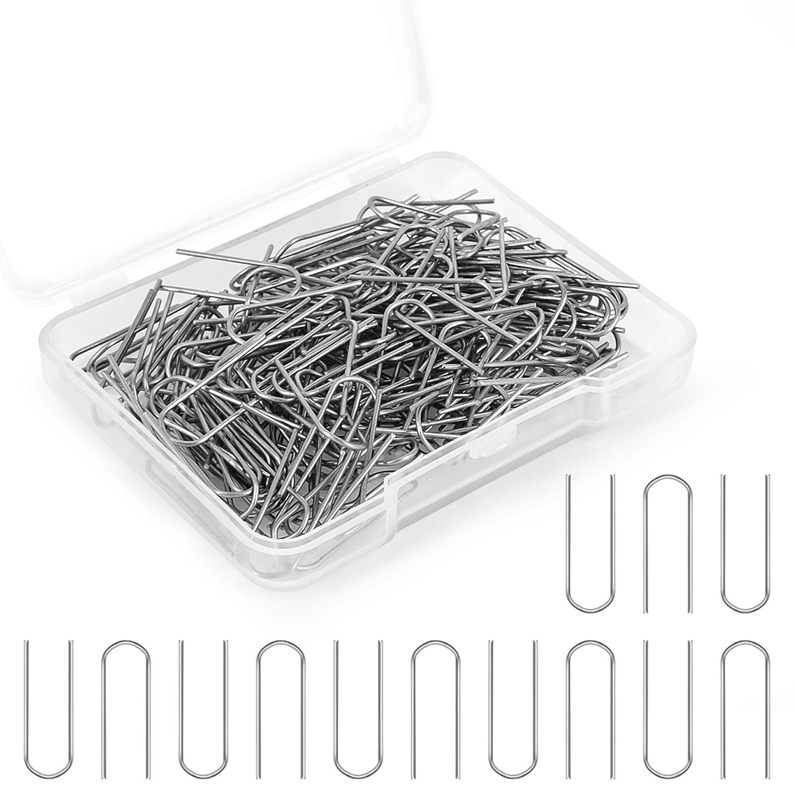 200 Pieces High Temperature Nichrome Wire Jump Rings, U-Shaped Nichrome Alloy Wire For DIY Pendant, Ceramic Ornaments, Fusing In
200 Pieces High Temperature Nichrome Wire Jump Rings, U-Shaped Nichrome Alloy Wire For DIY Pendant, Ceramic Ornaments, Fusing In