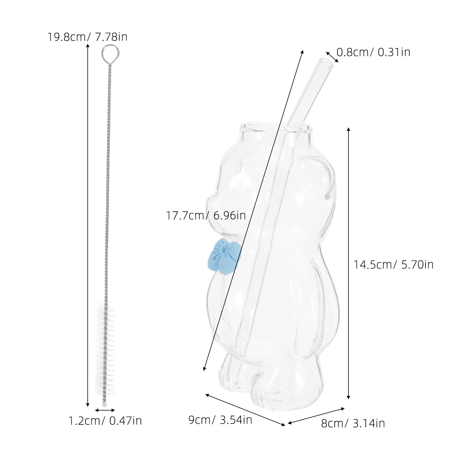 1Set Adorable Bear Glass Cups 320Ml Clear Coffee Mugs with Straw for Cold Drinks Warm Beverages Cute Animal Shaped Drinking
1Set Adorable Bear Glass Cups 320Ml Clear Coffee Mugs with Straw for Cold Drinks Warm Beverages Cute Animal Shaped Drinking