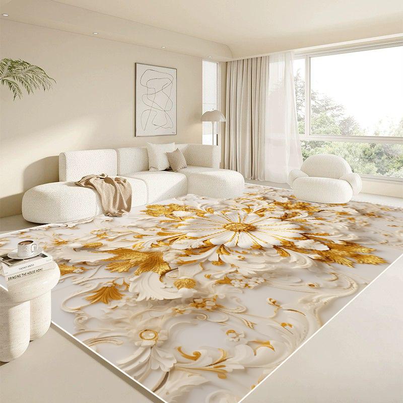 Modern White Large Carpet for Living Room Luxury Gold Rug Home Decoration Bedroom Mat Bedside Soft Non-slip 200x300 Carpets 60*90cm
Modern White Large Carpet for Living Room Luxury Gold Rug Home Decoration Bedroom Mat Bedside Soft Non-slip 200x300 Carpets 60*90cm