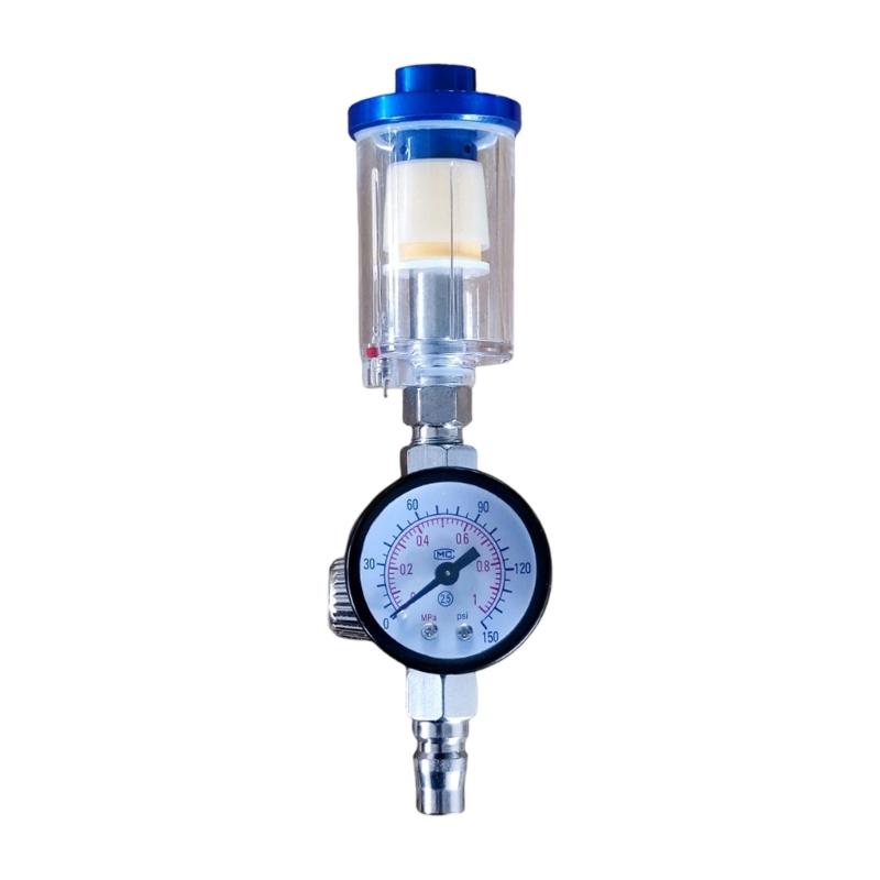 Precise Air Compressor Filter And Adjustable Pneumatic Pressure Gauge Combination Suitable For Paint Sprayers Industrial срібний
Precise Air Compressor Filter And Adjustable Pneumatic Pressure Gauge Combination Suitable For Paint Sprayers Industrial срібний