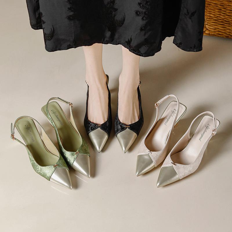 Guofeng new bag head empty sandals women s French small fragrant style color matching pointed head temperament high heel fine heel sandals summer 34 чёрный
Guofeng new bag head empty sandals women s French small fragrant style color matching pointed head temperament high heel fine heel sandals summer 34 чёрный
