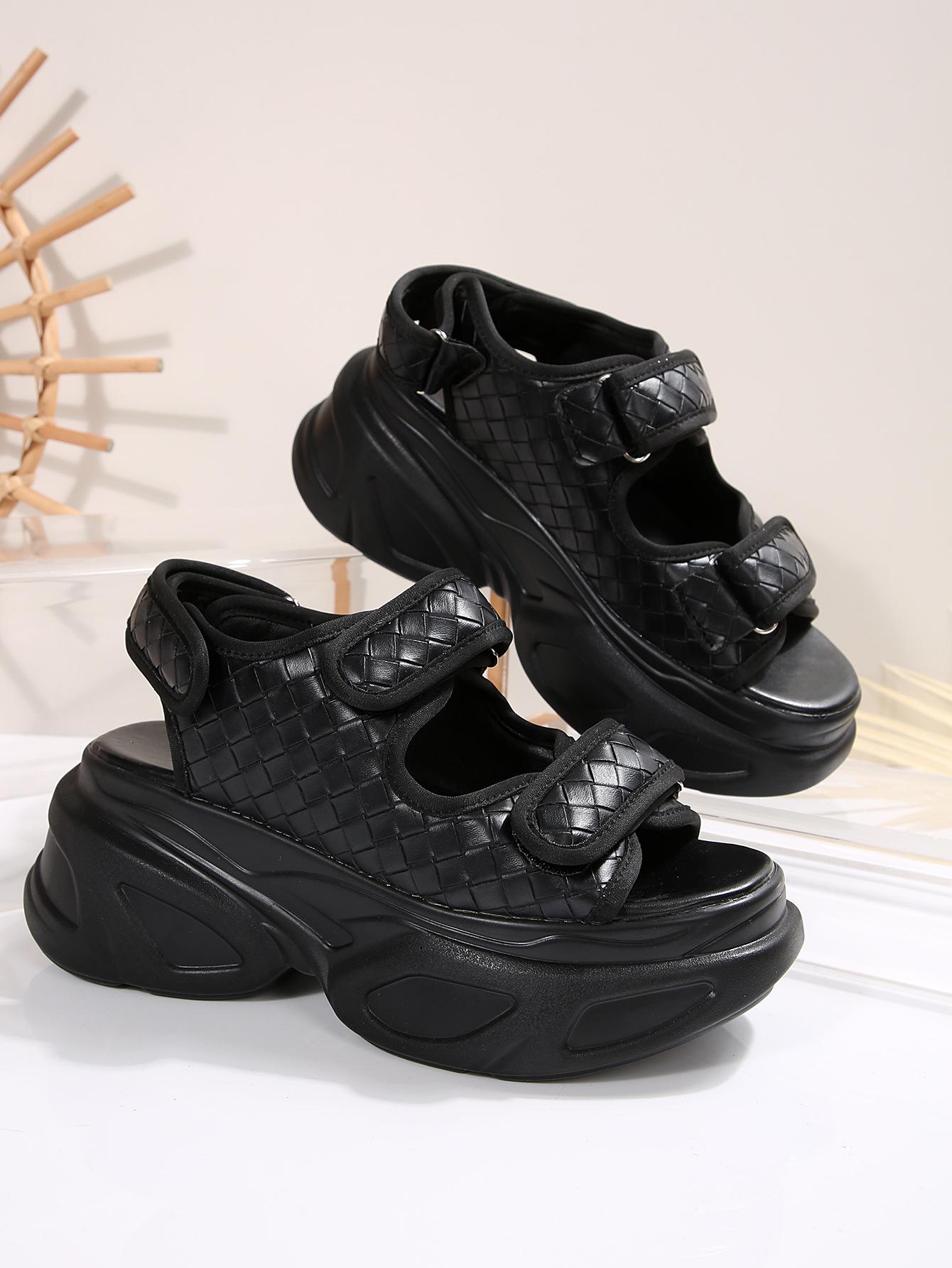 Новые женские джинсовые сандалии - Большой размер, Толстая подошва, Платформа на липучке 37
Новые женские джинсовые сандалии - Большой размер, Толстая подошва, Платформа на липучке 37