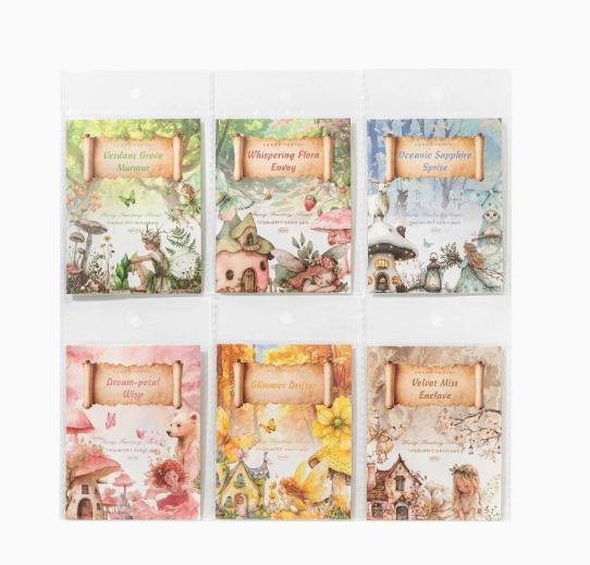 6packs/1lot Kawaii Scrapbook Stickers Elf Fantasy Junk Journal Gold Planner Stationery Planner Decorative
6packs/1lot Kawaii Scrapbook Stickers Elf Fantasy Junk Journal Gold Planner Stationery Planner Decorative