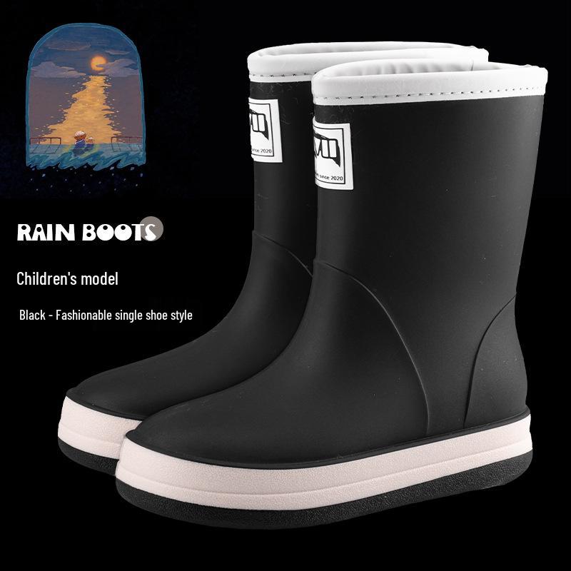 Водонепроникні гумові чоботи до середини гомілки з нековзкою підошвою та шнурівкою для будь-якої погоди - Японське взуття для дорослих та дітей, чоловіче 180mm (Fits Size 26-27)
Водонепроникні гумові чоботи до середини гомілки з нековзкою підошвою та шнурівкою для будь-якої погоди - Японське взуття для дорослих та дітей, чоловіче 180mm (Fits Size 26-27)