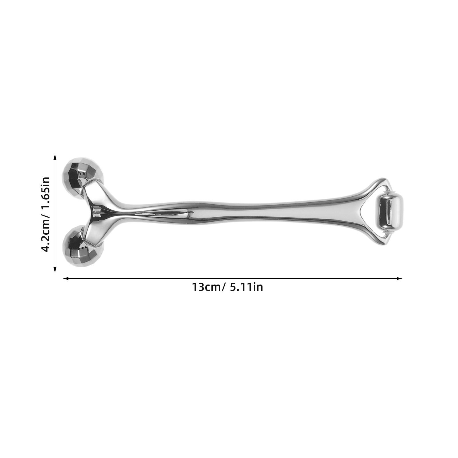 Metal Dual-Ended Facial Roller Massager Silver Manual Face Neck Lifting Sculpting Tool for Enhanced Skin Care Absorption and серебряный
Metal Dual-Ended Facial Roller Massager Silver Manual Face Neck Lifting Sculpting Tool for Enhanced Skin Care Absorption and серебряный