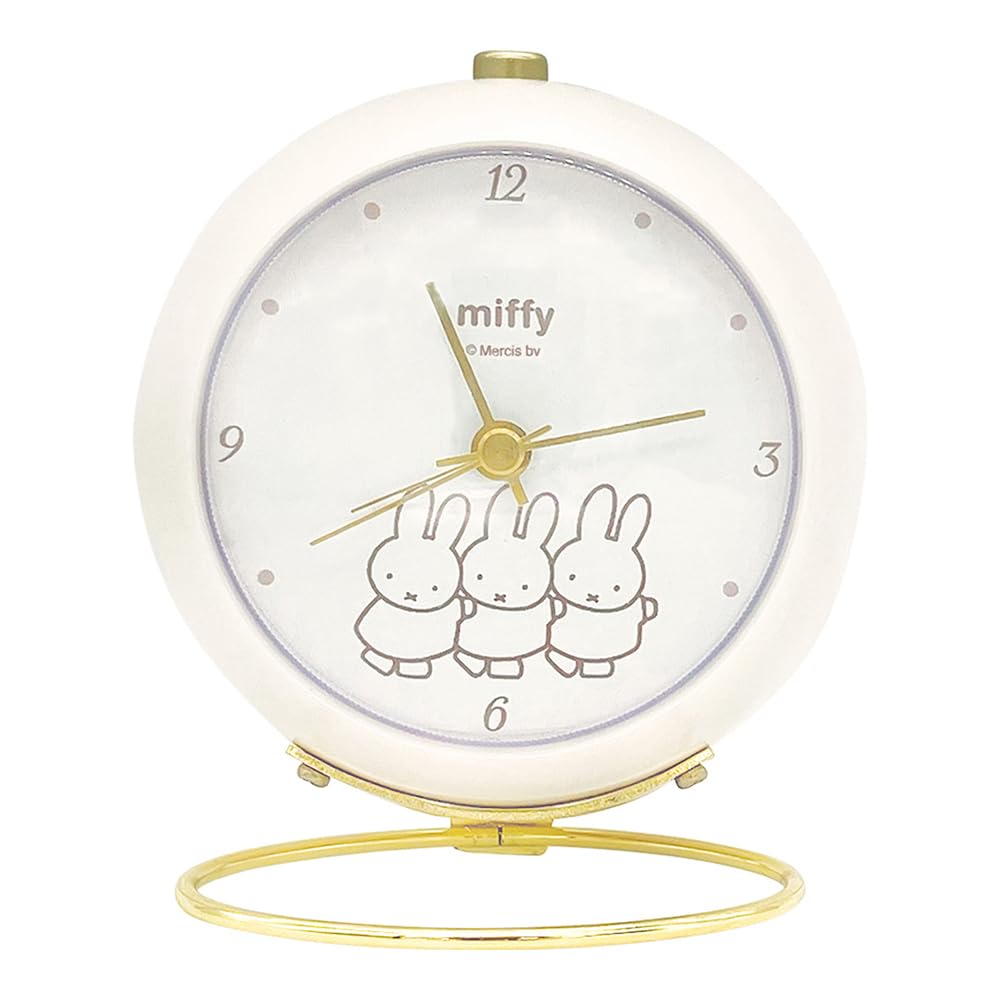 Tees Factory Miffy Ring Clock, Ivory, MF-5520439IV
Tees Factory Miffy Ring Clock, Ivory, MF-5520439IV
