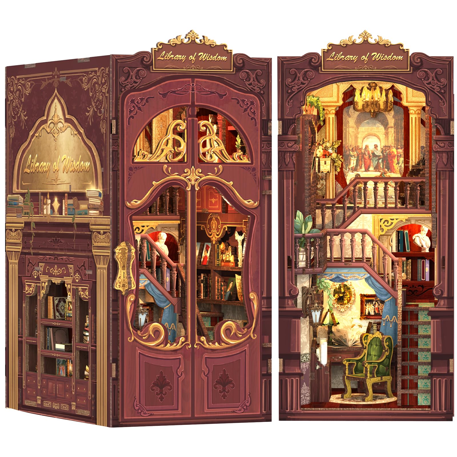 CuteBee DIY Booknook Kit Dollhouse Kit Miniature House Kit BookNook Подходит для начинающих, подростков, взрослых, подарков на день рождения, коллекция украшений 
CuteBee DIY Booknook Kit Dollhouse Kit Miniature House Kit BookNook Подходит для начинающих, подростков, взрослых, подарков на день рождения, коллекция украшений