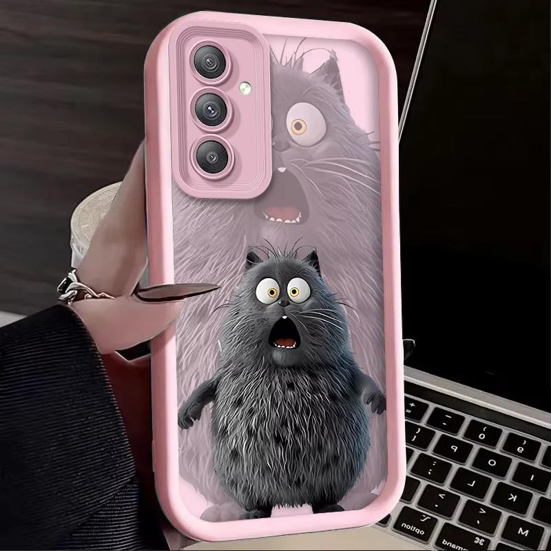Funny Black Plush Cat Cute Phone Case For Samsung Galaxy A14 A15 S21 S22 S23 S24 S25 FE Ultra A25 A35 A52 A53 A54 A55 5G Cover S22
Funny Black Plush Cat Cute Phone Case For Samsung Galaxy A14 A15 S21 S22 S23 S24 S25 FE Ultra A25 A35 A52 A53 A54 A55 5G Cover S22