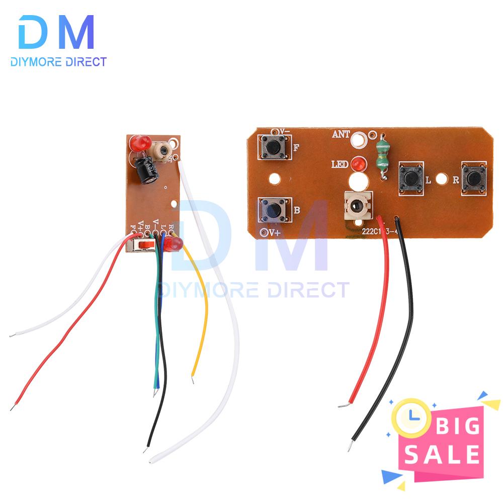 27MHz 4CH RC Remote Control Module Transmitter Receiver Board for DIY RC Car, 2A High Current, 15-20M Distance, Easy Wiring 1PCS
27MHz 4CH RC Remote Control Module Transmitter Receiver Board for DIY RC Car, 2A High Current, 15-20M Distance, Easy Wiring 1PCS
