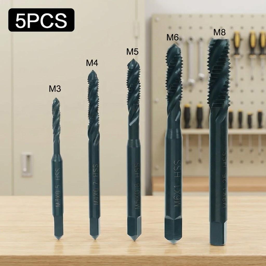 5 7pcs Spiral Hand Thread Tap Screw Metric Plug Drill Bits M3 M4 M5 M6 M8 M10 M12 Hand Tools
5 7pcs Spiral Hand Thread Tap Screw Metric Plug Drill Bits M3 M4 M5 M6 M8 M10 M12 Hand Tools