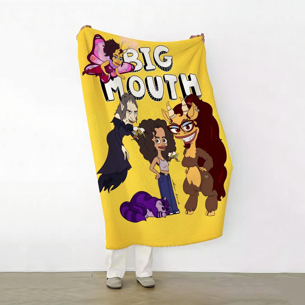 Movie B Big M Mouth Throw Soft Warm Flannel Fleece Throw Blanket for Sofa Bed Travel Home 75cmx90cm
Movie B Big M Mouth Throw Soft Warm Flannel Fleece Throw Blanket for Sofa Bed Travel Home 75cmx90cm