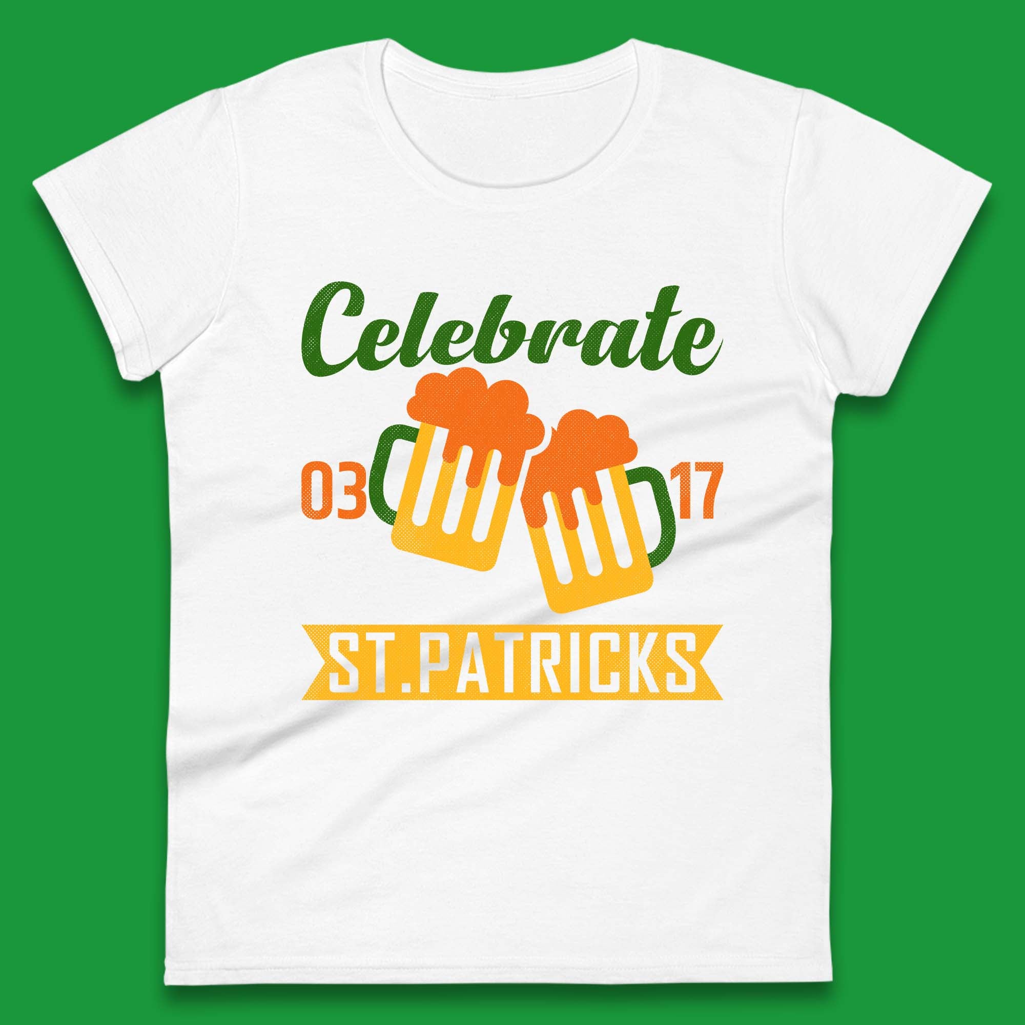 Celebrate St. Patricks Day Womens T-Shirt Mens Tops Tees Unisex M
Celebrate St. Patricks Day Womens T-Shirt Mens Tops Tees Unisex M