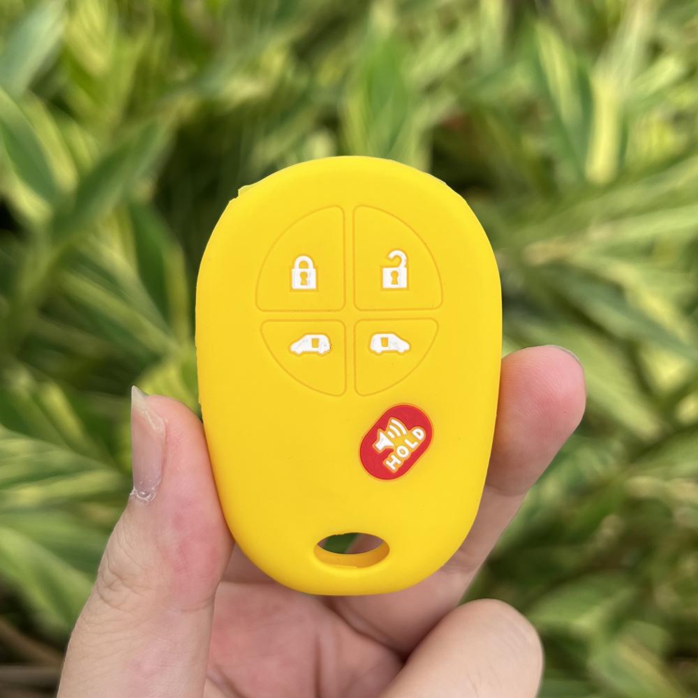 5 Button Silicone Car Key Cover Case Protect Shell Holder for Toyota Sienna Sequoia Fortuner Tundra Tacoma Keychain Accessories жовтий
5 Button Silicone Car Key Cover Case Protect Shell Holder for Toyota Sienna Sequoia Fortuner Tundra Tacoma Keychain Accessories жовтий