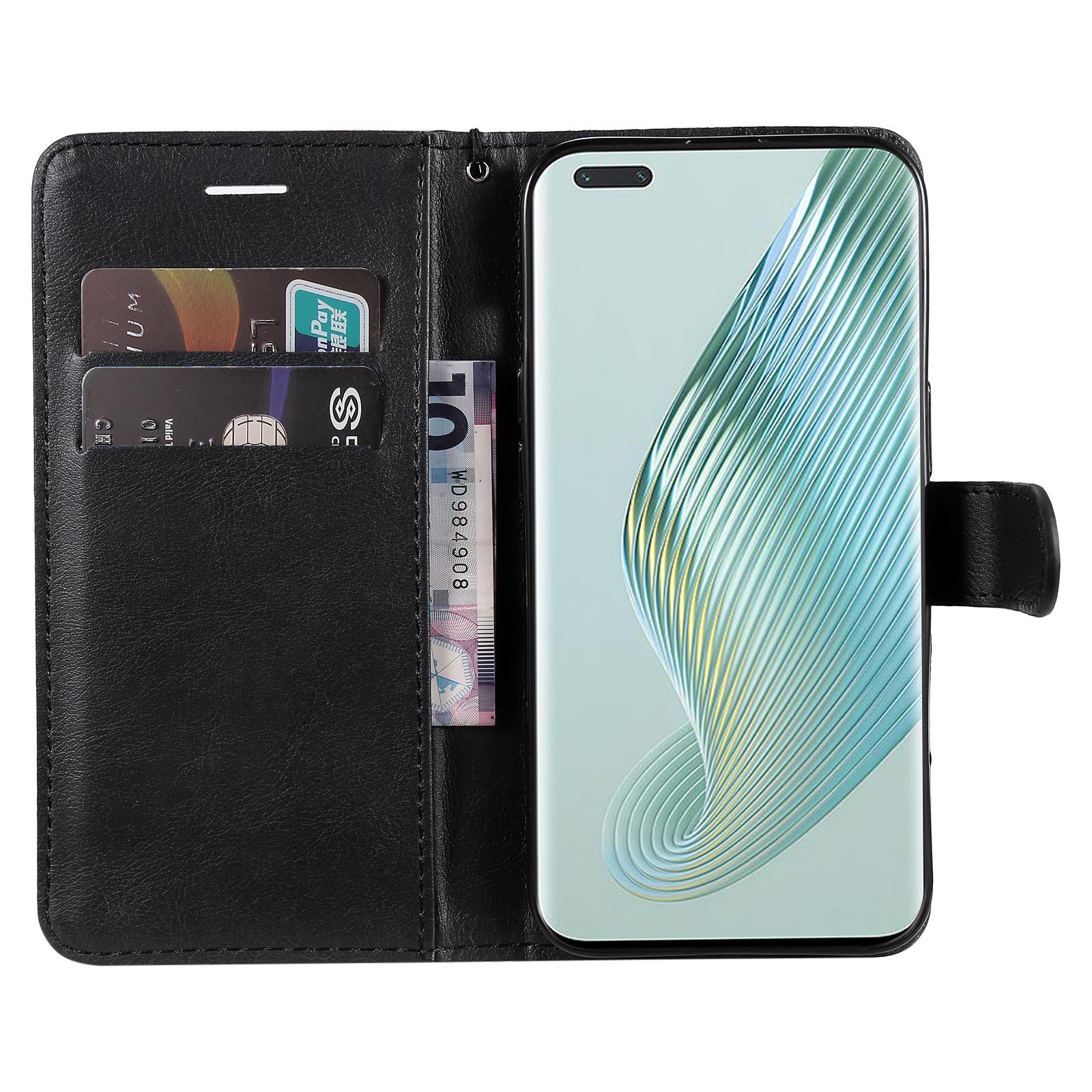 For Honor Magic5 Pro Case Solid Color Leather Mobile Cover Wallet Stand with Strap Black
For Honor Magic5 Pro Case Solid Color Leather Mobile Cover Wallet Stand with Strap Black