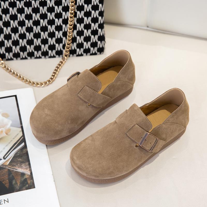 Leather retro soft-soled women s new one-pedal women s shoes flat-soled beanie shoes toast single shoes 40 хакі
Leather retro soft-soled women s new one-pedal women s shoes flat-soled beanie shoes toast single shoes 40 хакі