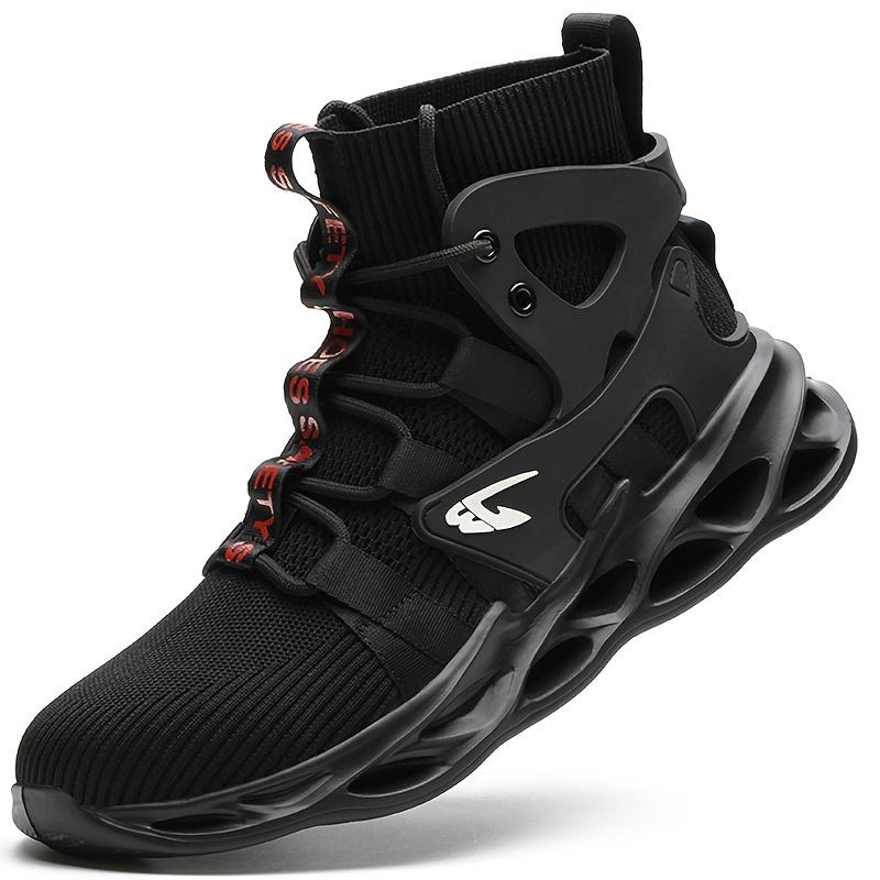 Мужская противоскользящая рабочая защитная обувь со стальным носком, устойчивая к проколам, дышащие тканые вязаные кроссовки для промышленного строительства 45 чёрный
Мужская противоскользящая рабочая защитная обувь со стальным носком, устойчивая к проколам, дышащие тканые вязаные кроссовки для промышленного строительства 45 чёрный