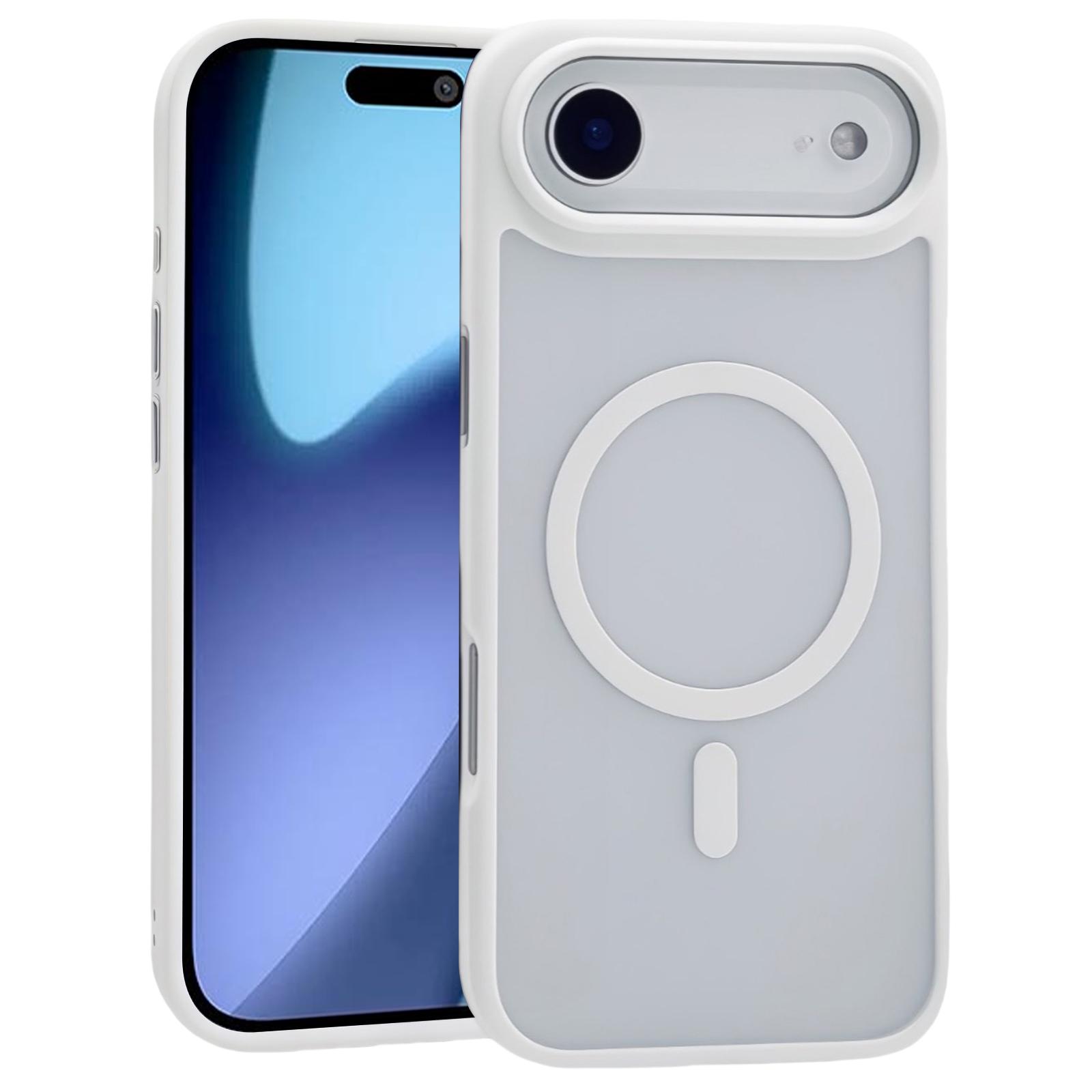 For iPhone 17 Air Magnetic Case Skin Touch TPU Acrylic Phone Back Cover White
For iPhone 17 Air Magnetic Case Skin Touch TPU Acrylic Phone Back Cover White