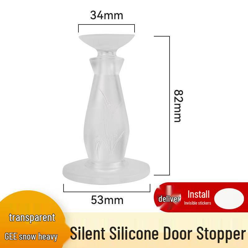 No-Drill Silicone Door Stopper: Anti-Collision Floor Mount with Suction Cup for Bathroom Doors
No-Drill Silicone Door Stopper: Anti-Collision Floor Mount with Suction Cup for Bathroom Doors