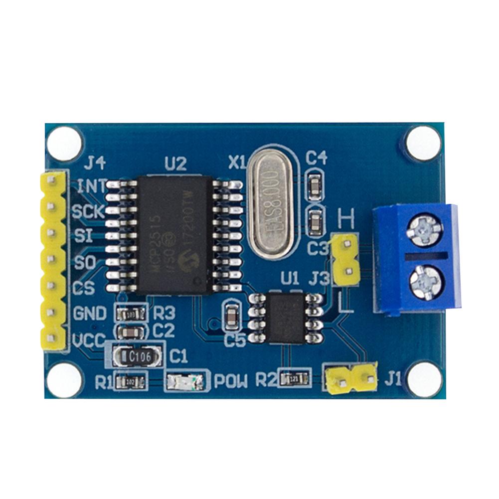 MCP2515 Плата модуля шини CAN Модуль інтерфейсу модуля SPI MCP2515 Плата модуля драйвера шини CAN для контролера ARM 51 MCU
MCP2515 Плата модуля шини CAN Модуль інтерфейсу модуля SPI MCP2515 Плата модуля драйвера шини CAN для контролера ARM 51 MCU