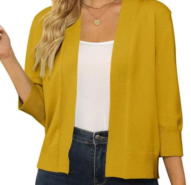 European & American Fashion Slim-Fit Women s Knitted Cardigan Outerwear Small
European & American Fashion Slim-Fit Women s Knitted Cardigan Outerwear Small