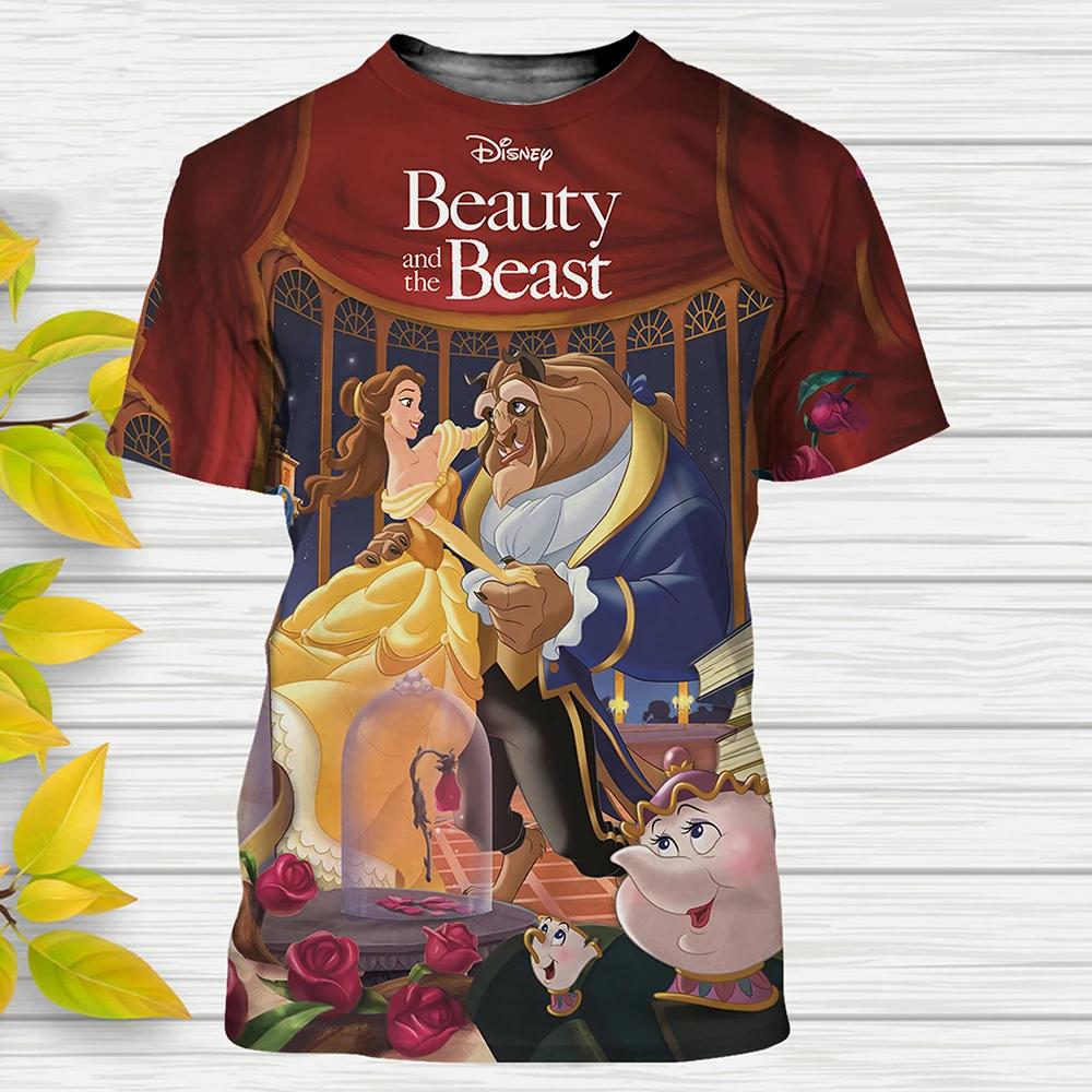 Summer Disney Beauty and The Beast Cartoon 3d T-Shirts Anime Streetwear Casual T Shirt Kids Tees Tops 160
Summer Disney Beauty and The Beast Cartoon 3d T-Shirts Anime Streetwear Casual T Shirt Kids Tees Tops 160