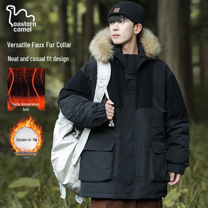 EASTERN CAMEL Men s Winter Insulated Hooded Parka 3XL
EASTERN CAMEL Men s Winter Insulated Hooded Parka 3XL