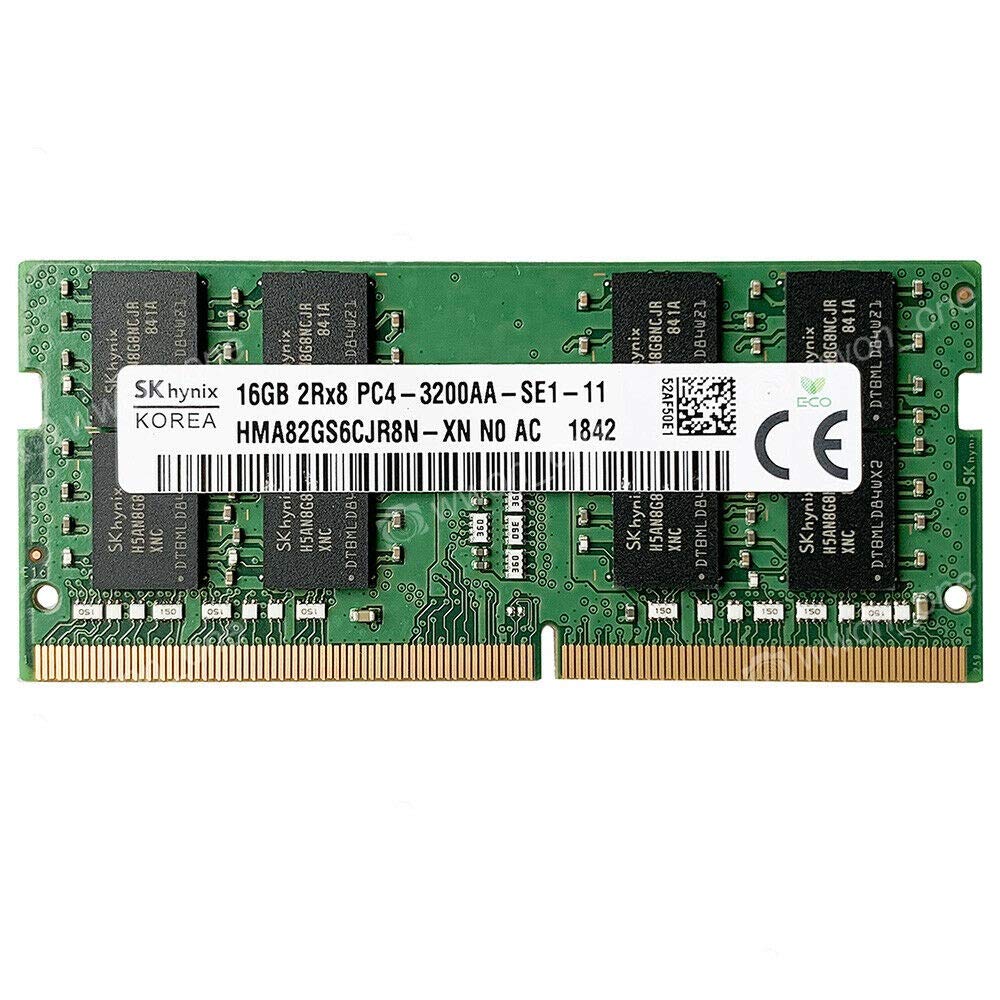 MCPNAND SK Hynix 16GB DDR4 3200 16GB 2Rx8 for Laptop HMA82GS6CJR8N-XN PC4-3200AA-SE1-11
MCPNAND SK Hynix 16GB DDR4 3200 16GB 2Rx8 for Laptop HMA82GS6CJR8N-XN PC4-3200AA-SE1-11