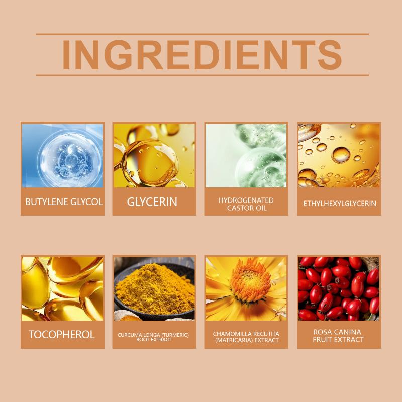 Turmeric Essential Oil Whitening Moisturizing Repair Smooth Wrinkles Firming Fade Fine Lines Facial Nourishing Serum one size
Turmeric Essential Oil Whitening Moisturizing Repair Smooth Wrinkles Firming Fade Fine Lines Facial Nourishing Serum one size